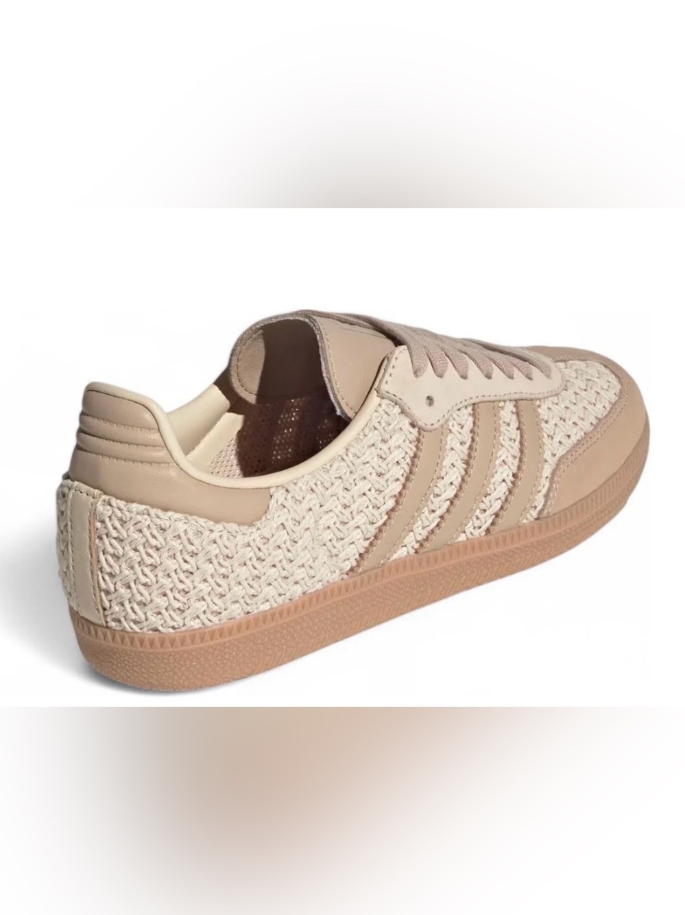 Adidas Samba Of women Gum Sole Sneaker - Tan/Beige - Picture 3 of 7